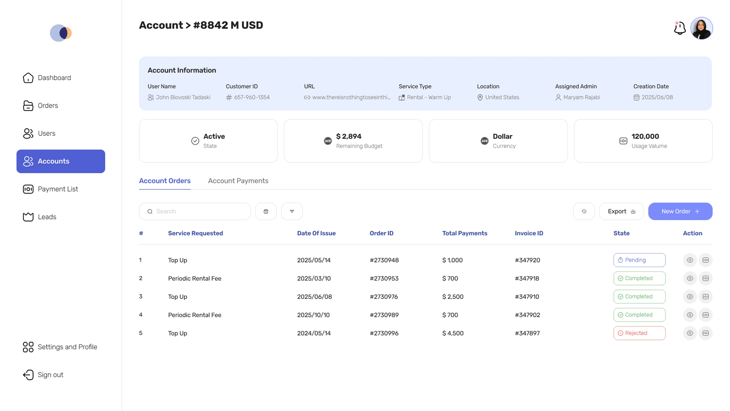 Client Ad Account Telemetry & Spending Controls
