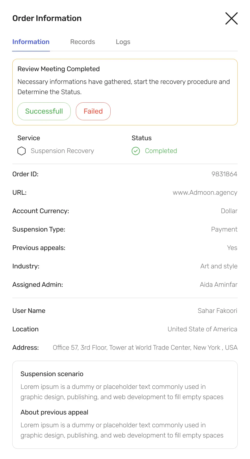 Context-Aware Administrative Action Drawers 3